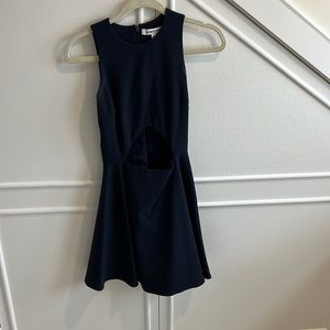 Elizabeth and James size 2 navy a line dress